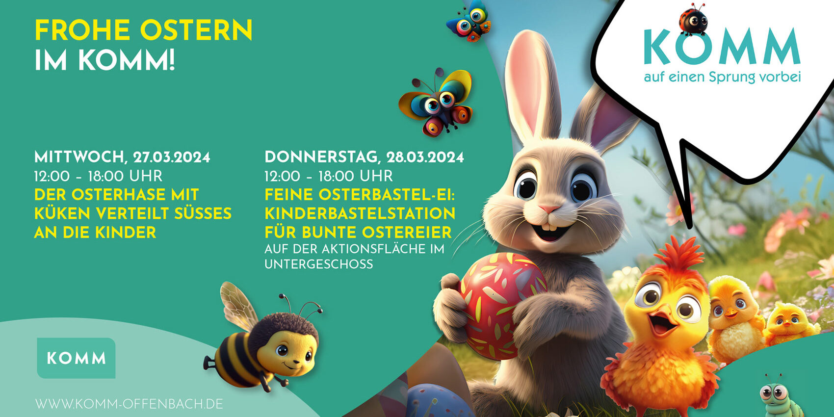 Ostern im KOMM Offenbach