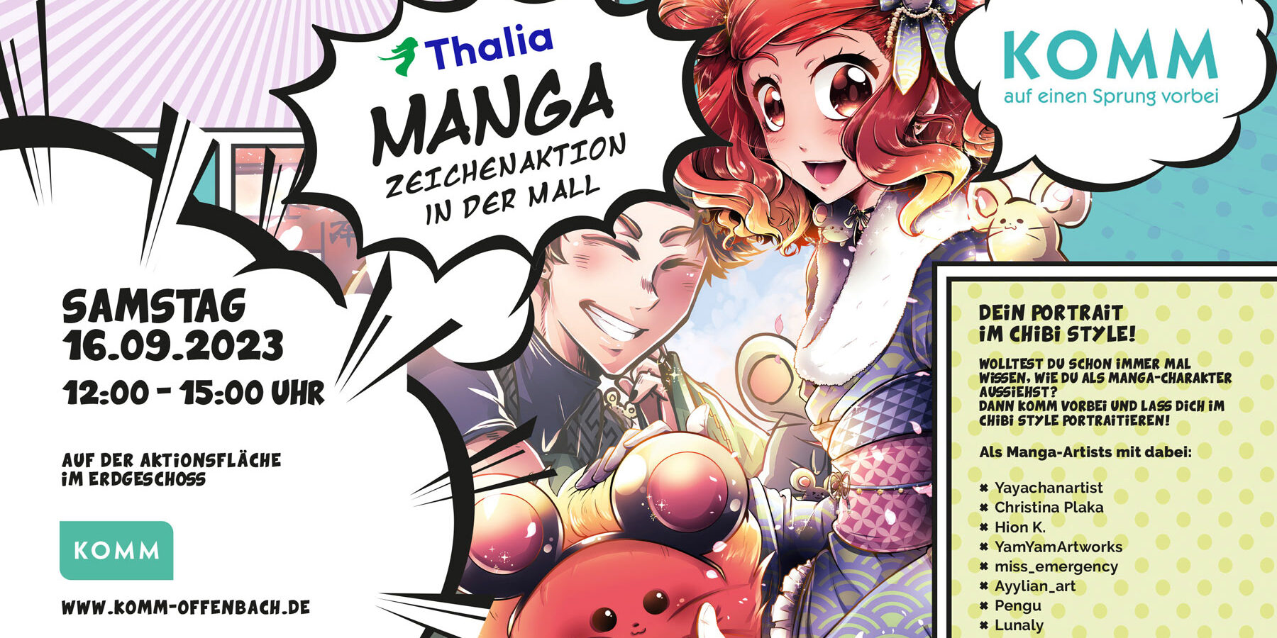 Manga Zeichenaktion-KOMM Offenbach