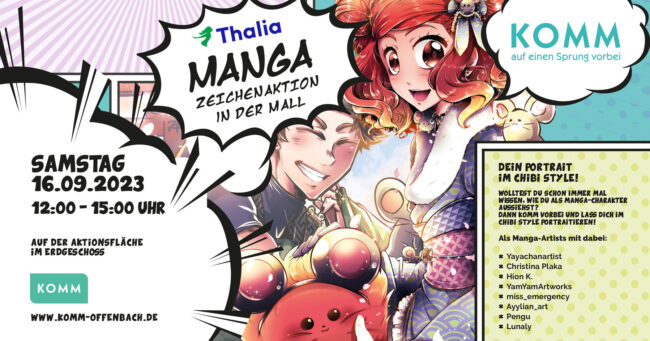 Manga Zeichenaktion-KOMM Offenbach